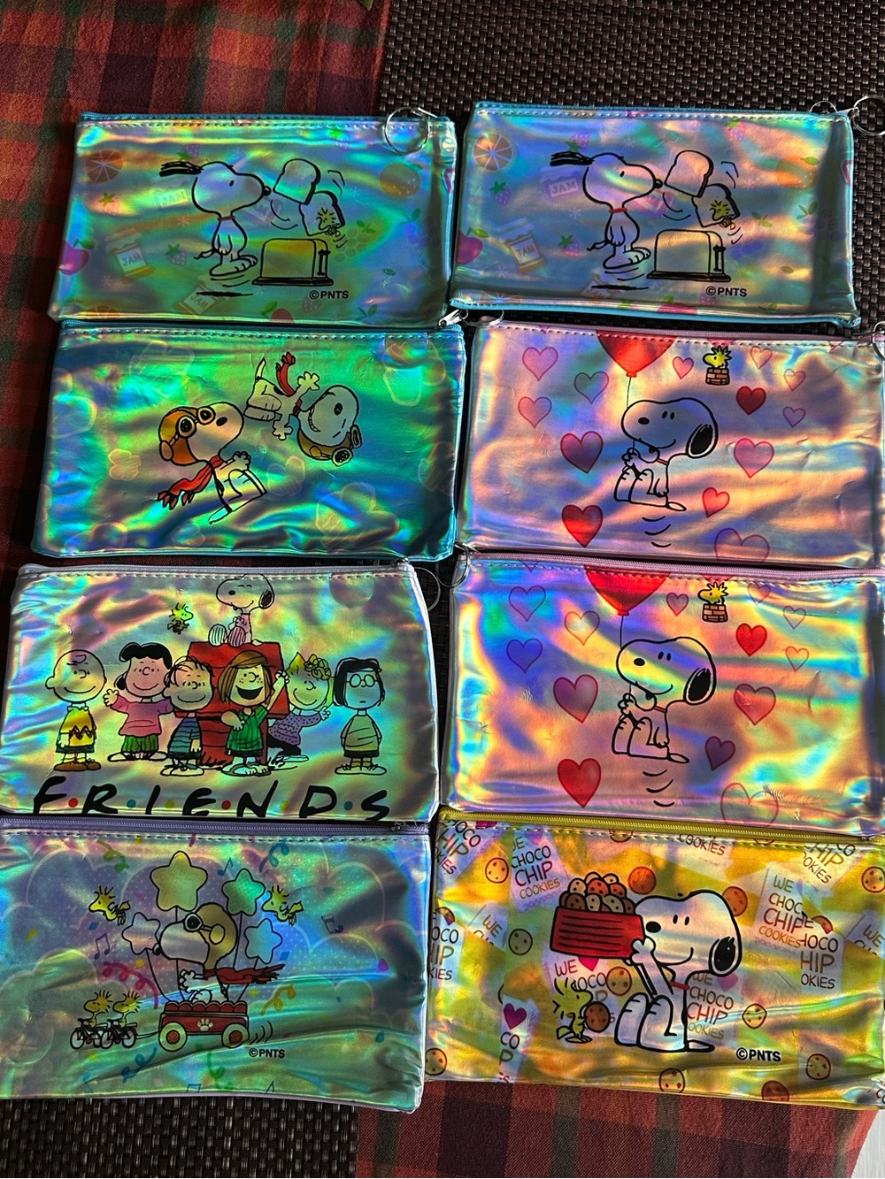 Peanuts and friends Bundle of cosmetic pouches pencil case